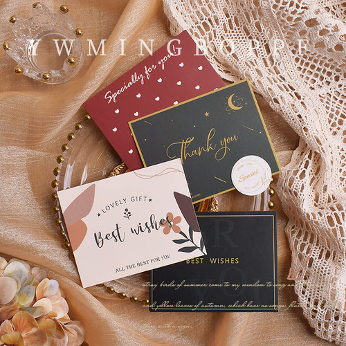 Women's Day gifts, birthday greeting cards, wholesale high-end souvenirs, small gifts, thank you cards, blessing cards