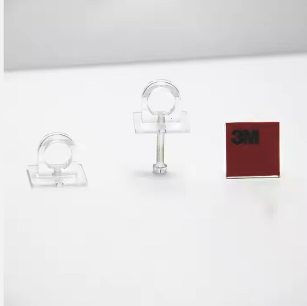 Transparent Acrylic Hanging Wall Hook Knob Finger Buckle Adhesive Acrylic Hook Wall Hanger Acrylic Accessories