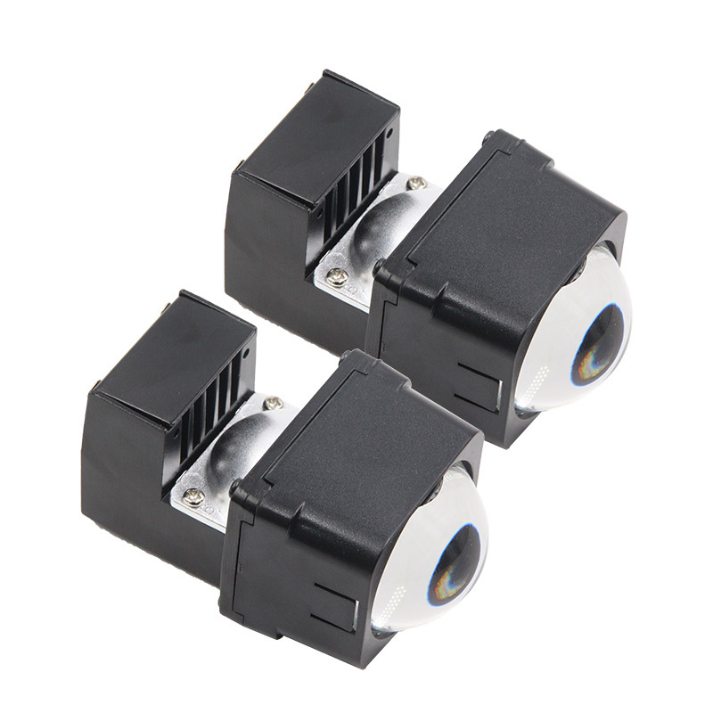 Auto M02 lámpara cuadrada matriz de lente pequeña doble luz alta luz baja adecuada para el espacio pequeño modelo de automóvil faro láser reforma image 6
