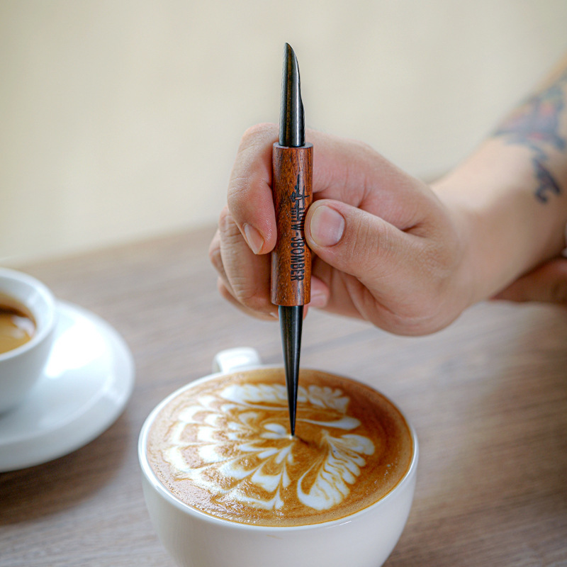 Bomber coffee Garland needle stainless steel professional Garland pen tool fancy crochet needle carved needle Garland stick Bomber coffee Garland needle stainless steel professional Garland pen tool fancy crochet needle carved needle Garland stick