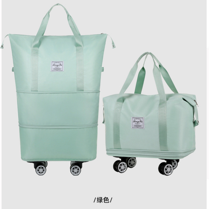 Light green thickened three-layer + silent universal wheel + disassembly wheel