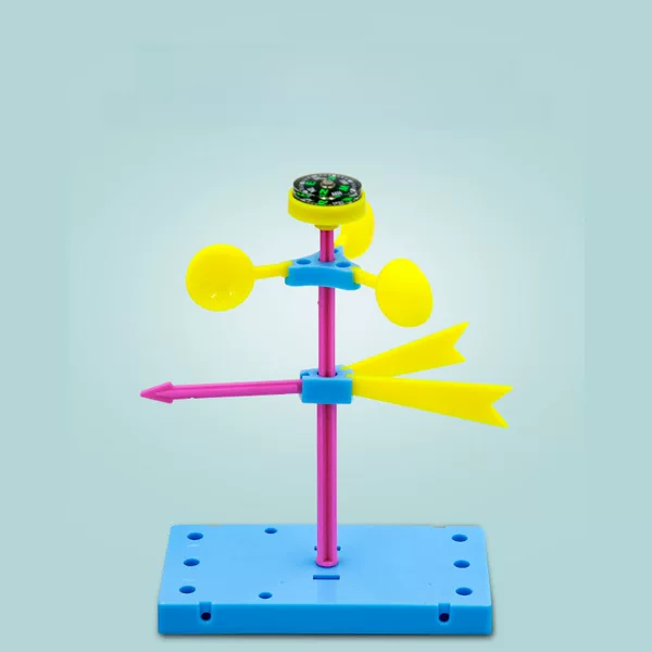 Science and technology small production science experiment stem primary school children manual work material package DIY wind vane