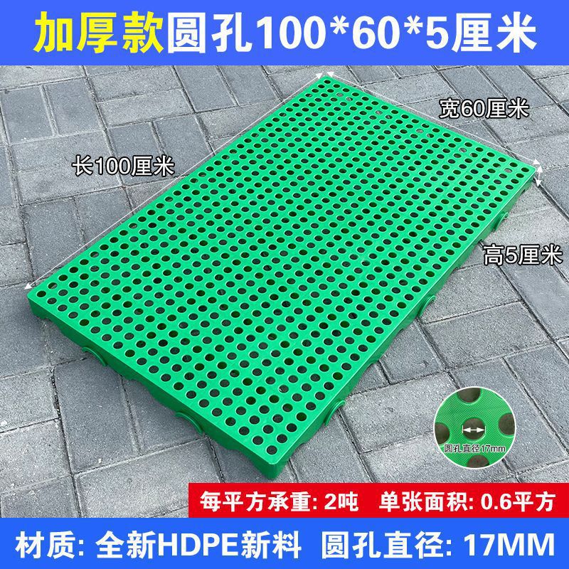 두꺼운 녹색 둥근 구멍 100*60* 5cm