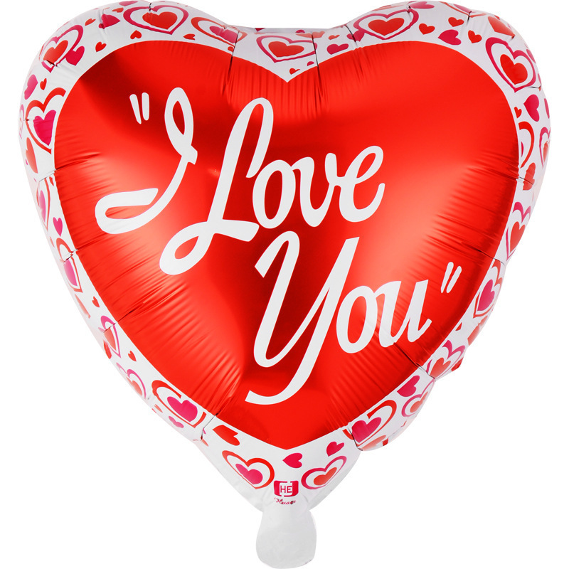 Globo de película de aluminio de amor occidental de 18 pulgadas LOVE Tanabata Día de San Valentín Boda Boda Confesión romántica Diseño de globo image 8