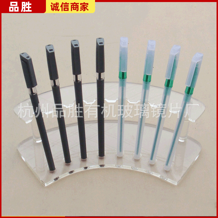 厂家批发有机玻璃笔架 有机玻璃化妆笔架其他有机玻璃制品