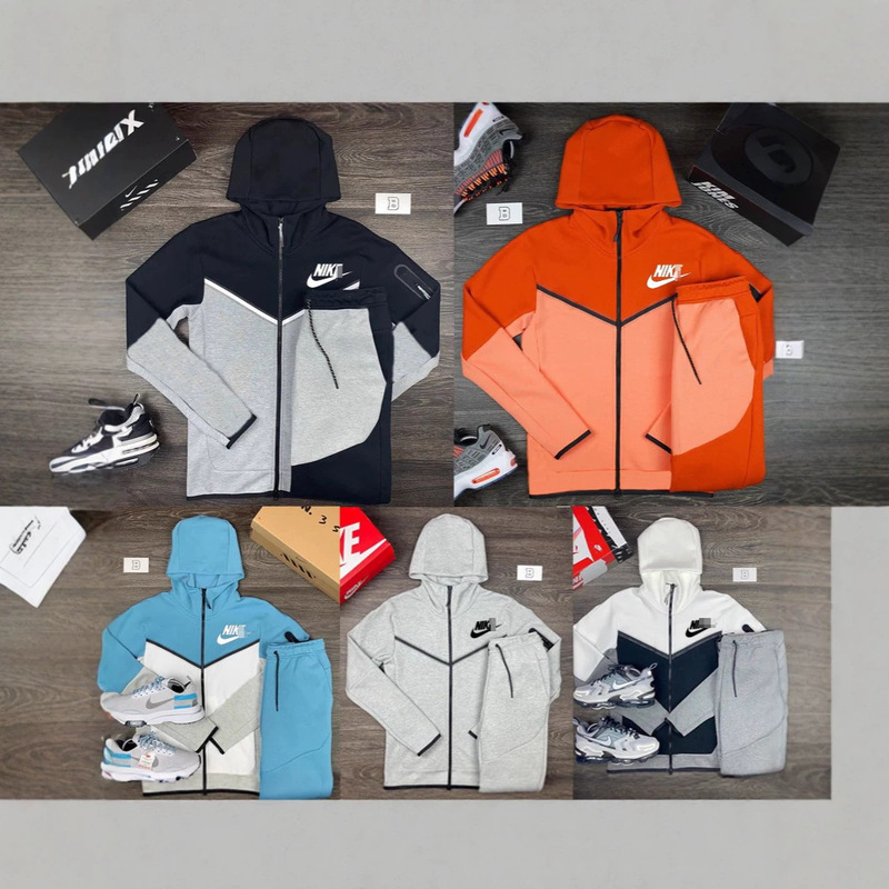 Cross-Border Amazon European and American Best-Selling Men's Sports Suit, New Spring and Autumn Casual Sports Hooded Sweatshirt Two-Piece Set Cross-Border Amazon European and American Best-Selling Men's Sports Suit, New Spring and Autumn Casual Sports Hooded Sweatshirt Two-Piece Set
