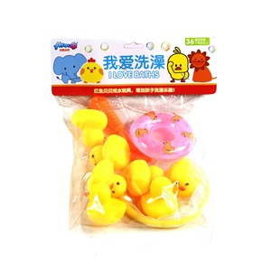 Fishing little yellow duck water toys children play house water toys 10 yuan supply stall summer wholesale