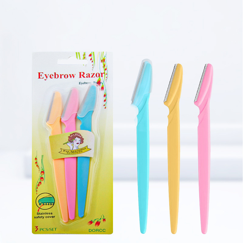 Cuchillo de cejas transfronterizo de comercio exterior Maquillaje Cuchillo de cejas Cuchillo de cejas creativo Mini para mujer Cuchillo de cejas al por mayor Herramientas de salón de belleza