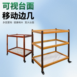 Storage Rack Multi-Layer Storage Rack Floor-Standing Simple Solid Wood Kitchen Living Room Wall Book Goods Sundries Snack Storage Rack