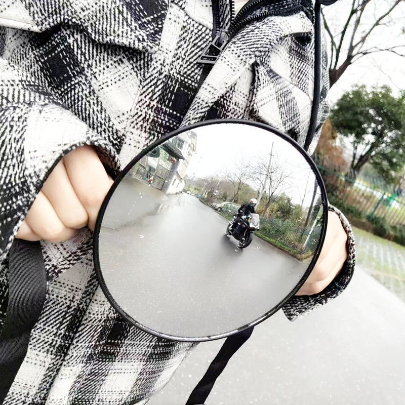 Baby Safety Seat Rearview Mirror, Car-Mounted Infant Observation Mirror, Children's Car Rear View Auxiliary Mirror, Convex Mirror, Round Shape