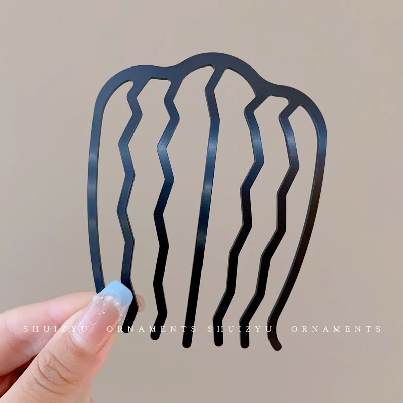 Peine de inserción de artefacto para el cabello con cabeza de bola fija, horquilla para mujer, horquilla al revés, horquilla en forma de U, nuevo peine para el cabello 2025