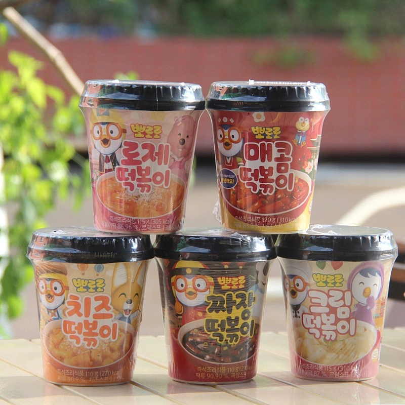 Корейский импортный сыр Lole Cream с пряным жареным рисовым пирогом