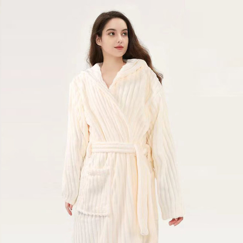Candy-Colored Hooded Long-Sleeved Bathrobe, Absorbent and Thick Coral Fleece, Can Be Worn or Wrapped Like a Bath Towel, Exclusively for Cross-Border Sales Candy-Colored Hooded Long-Sleeved Bathrobe, Absorbent and Thick Coral Fleece, Can Be Worn or Wrapped Like a Bath Towel, Exclusively for Cross-Border Sales