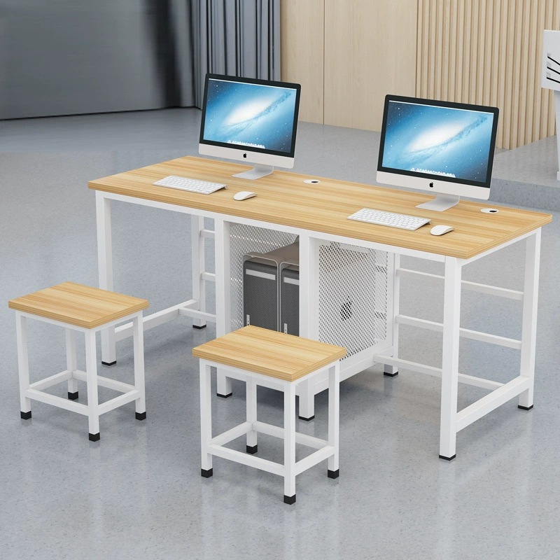 E형 미드탑 컴퓨터실 컴퓨터 책상 더블 120*60*75