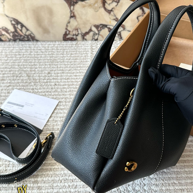 25 nuevo olei bolso de mujer litchi lana23 cesta de platos bolso de hombro simple bolso de cubo retrógrado