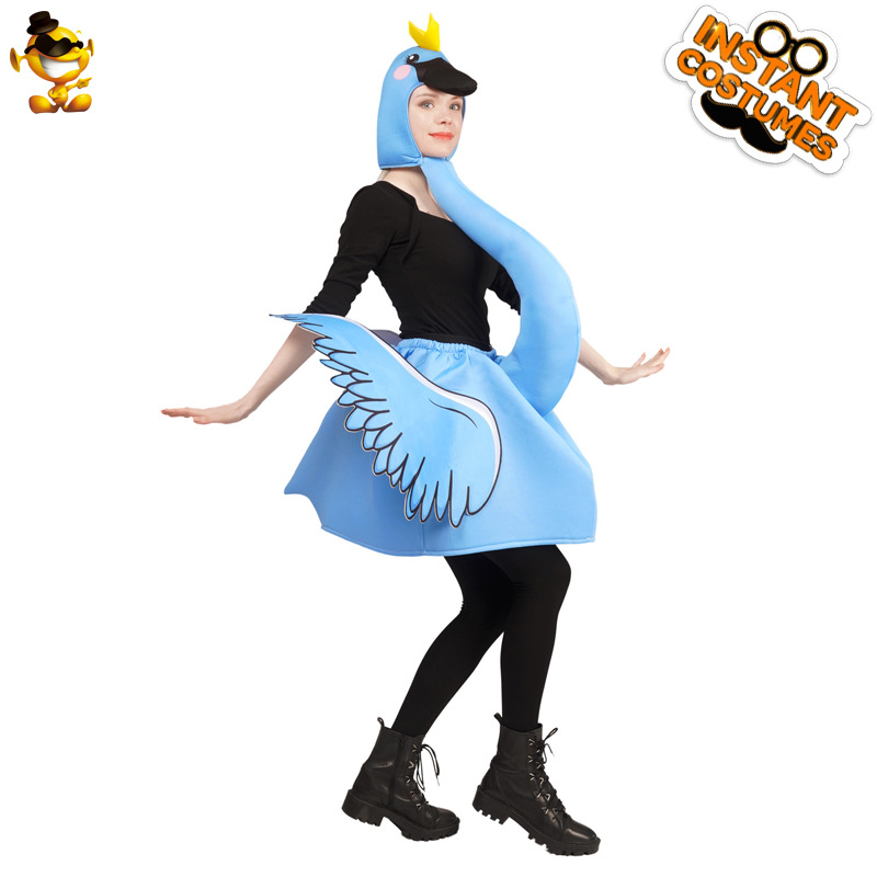 Disfraz de cisne de esponja para mujer adulta Disfraz de Halloween cosplay de rol de rendimiento de escenario