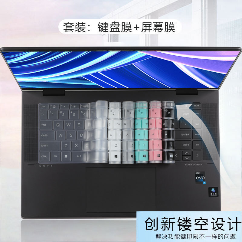 Applicable to HP ENVY X360 15.6-inch keyboard film 15-fe button dust cover 15-EW screen film