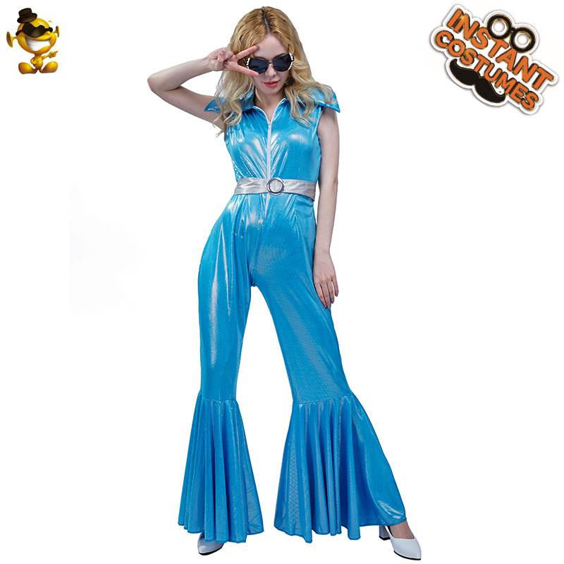 Adultos transfronterizos Europa y América de los años 70 ropa de fiesta retro hippie ropa de cosplay hippie al por mayor
