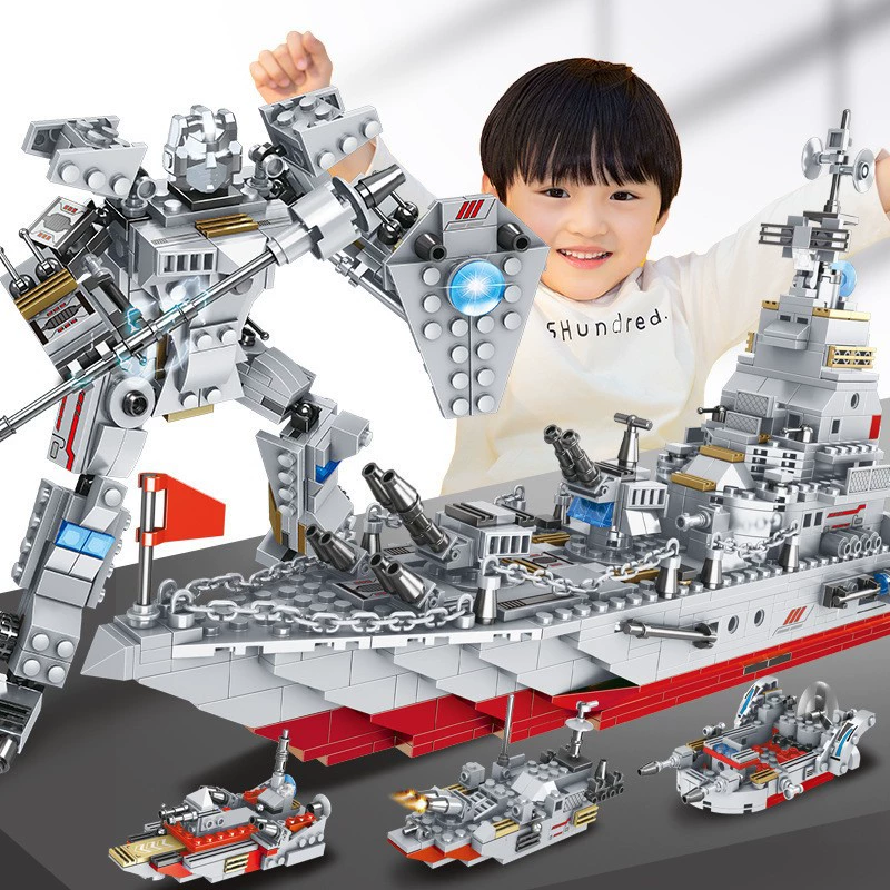 Building Block Set (Lego) Tank & Rescue Vehicles, Small Particles, Multi-Model Kits