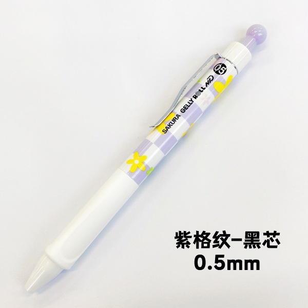 Japonés Sakura Cherry Blossom prensa aguja gel pluma 0,5 Azul Negro Rojo Oficina firma negro pluma estudiante