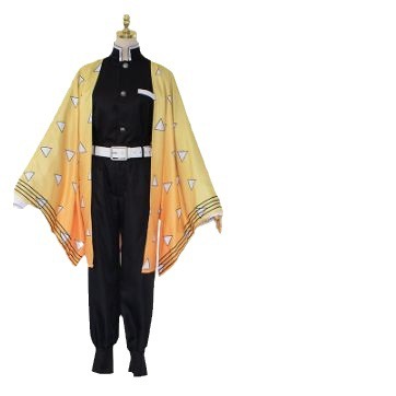 祟り豆子供cos鬼滅の刃コスプレ衣装かつら靴セット竹筒に髪飾りアニメ|undefined