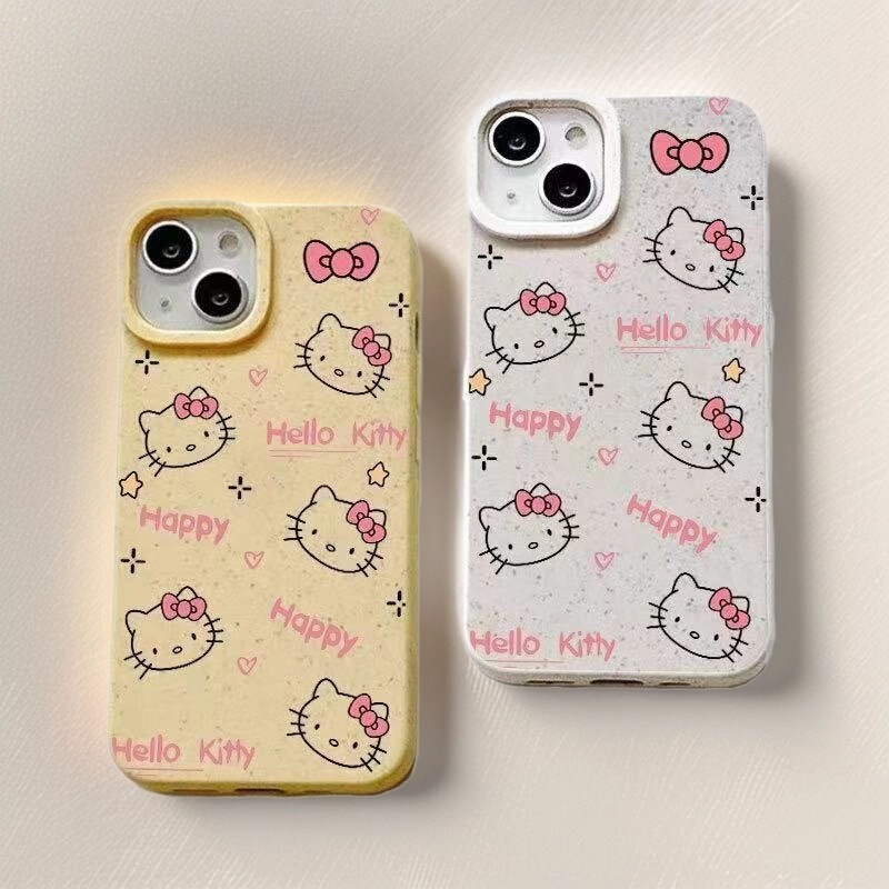 Hello Kitty Is Suitable for Apple 17Promax Mobile Phone Case Iphone16 Japan and South Korea Ins15 Cross-Border 14 Europe and America Hello Kitty Is Suitable for Apple 17Promax Mobile Phone Case Iphone16 Japan and South Korea Ins15 Cross-Border 14 Europe and America