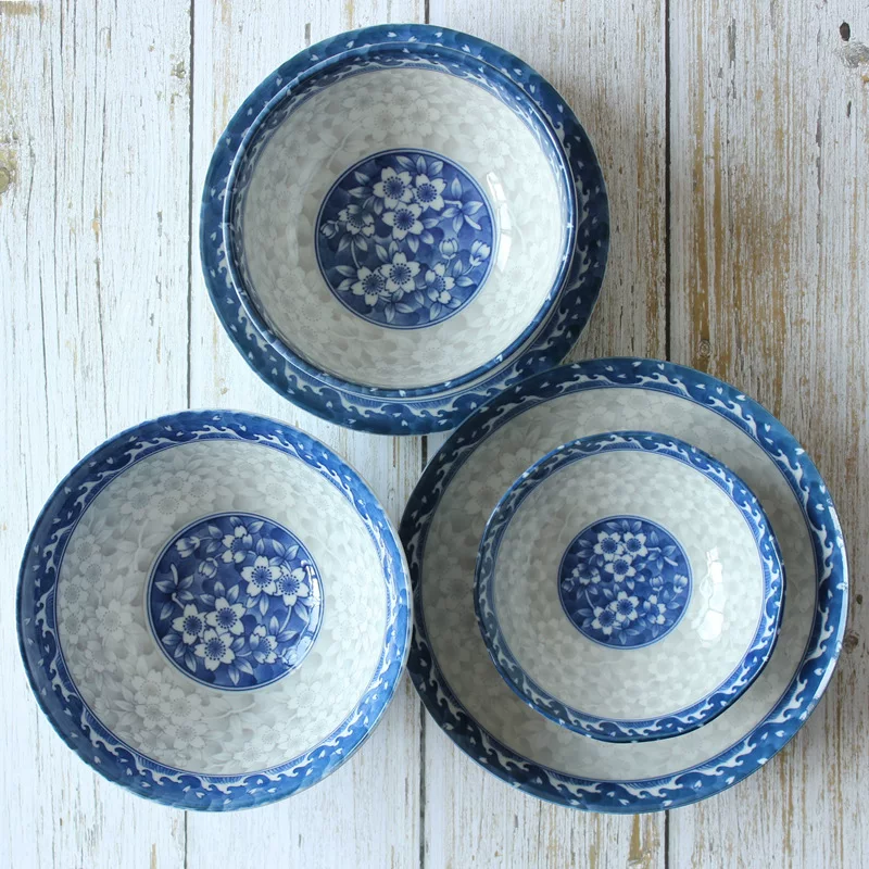 Japanese import ceramic blue tableware