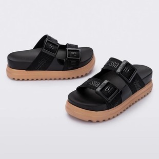 in stock Melissa Platform Shoes Sandals Thong Buckle Platform Jelly Shoes Melissa Cozy Plat