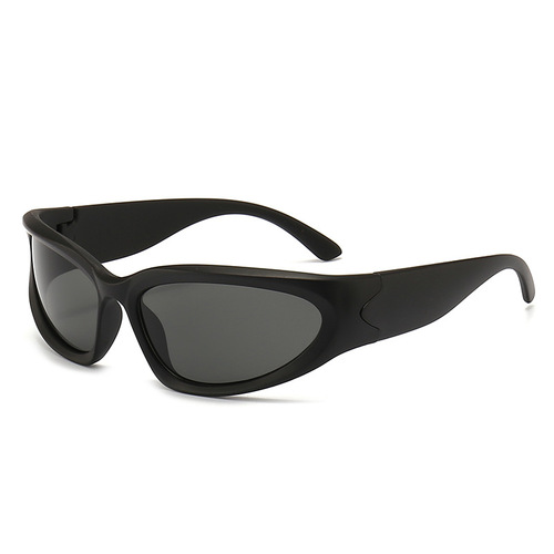 Cross-border new style fashionable futuristic cool sunglasses men's cycling sports glasses Y2K Millennium hot girl sunglasses