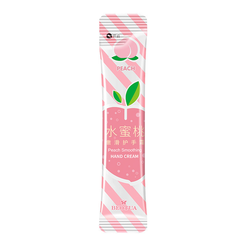使い捨ての水蜜桃植物エキスのハンドクリームを入れて、秋冬に水を補って保湿します。|undefined