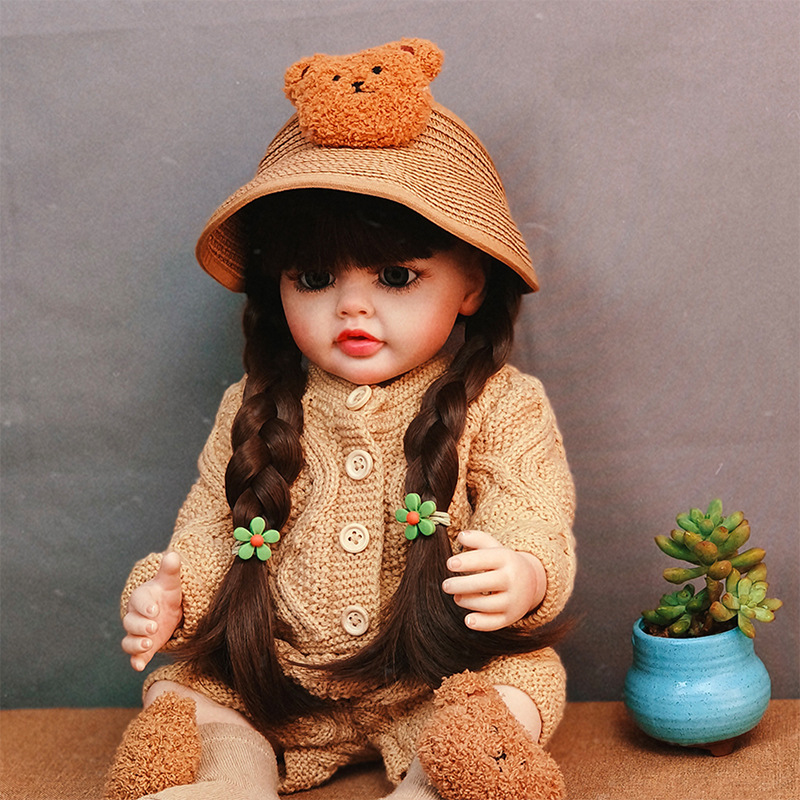 Reborn doll, lifelike baby Rapunzel gift box, popular on Douyin (TikTok), for cross-border e-commerce, doll customization, dropshipping available.