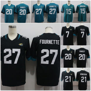 Jaguars Retro Embroidered Football Jersey Jersey Jersey Training Dress Legendary Second Generation Fans Elite Edition 20#15#21