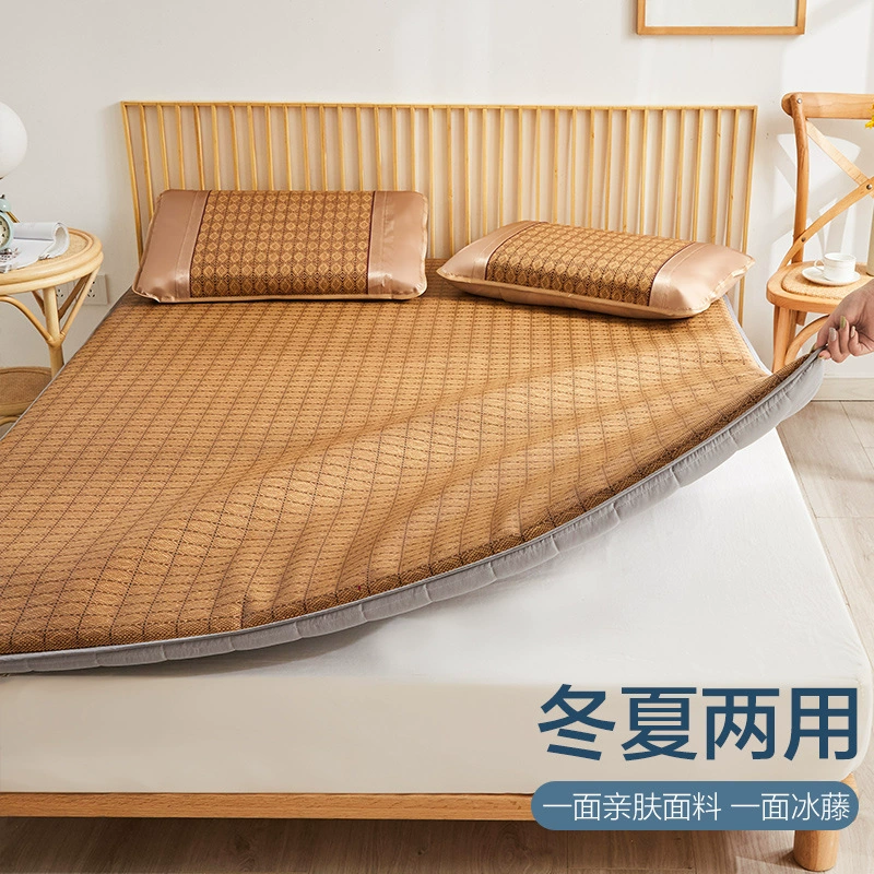 Summer silk mat, winter thin mattress for elementary school students for home use