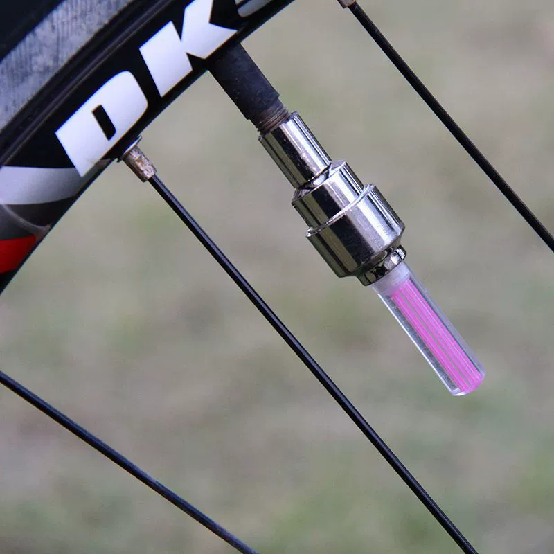 Клапан велосипедный датчик света трамвайный клапан светящийся колпачок для шин горного велосипеда вспышка сердечник клапана светящийся