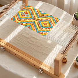 米珠古董珠工具编织机米珠加长加宽版织珠机 手链编织DIY手工