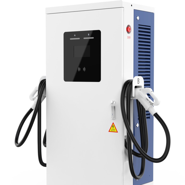 60KW直流双枪充电桩汽车充电桩扫码