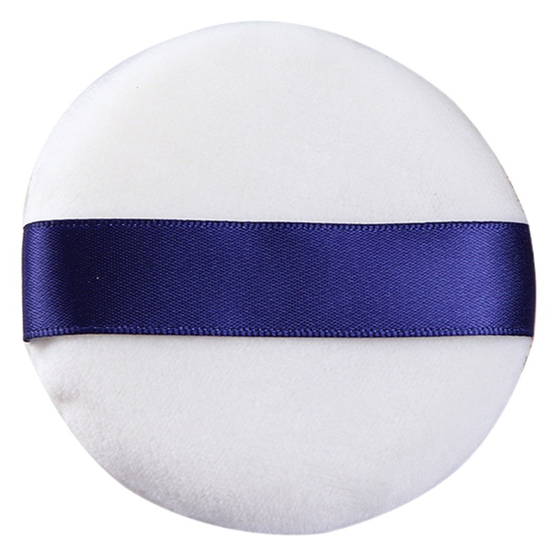 Crystal super soft powder puff wholesale skin-friendly short velvet Dry Powder Puff powder special non-eating powder round makeup honey powder puff