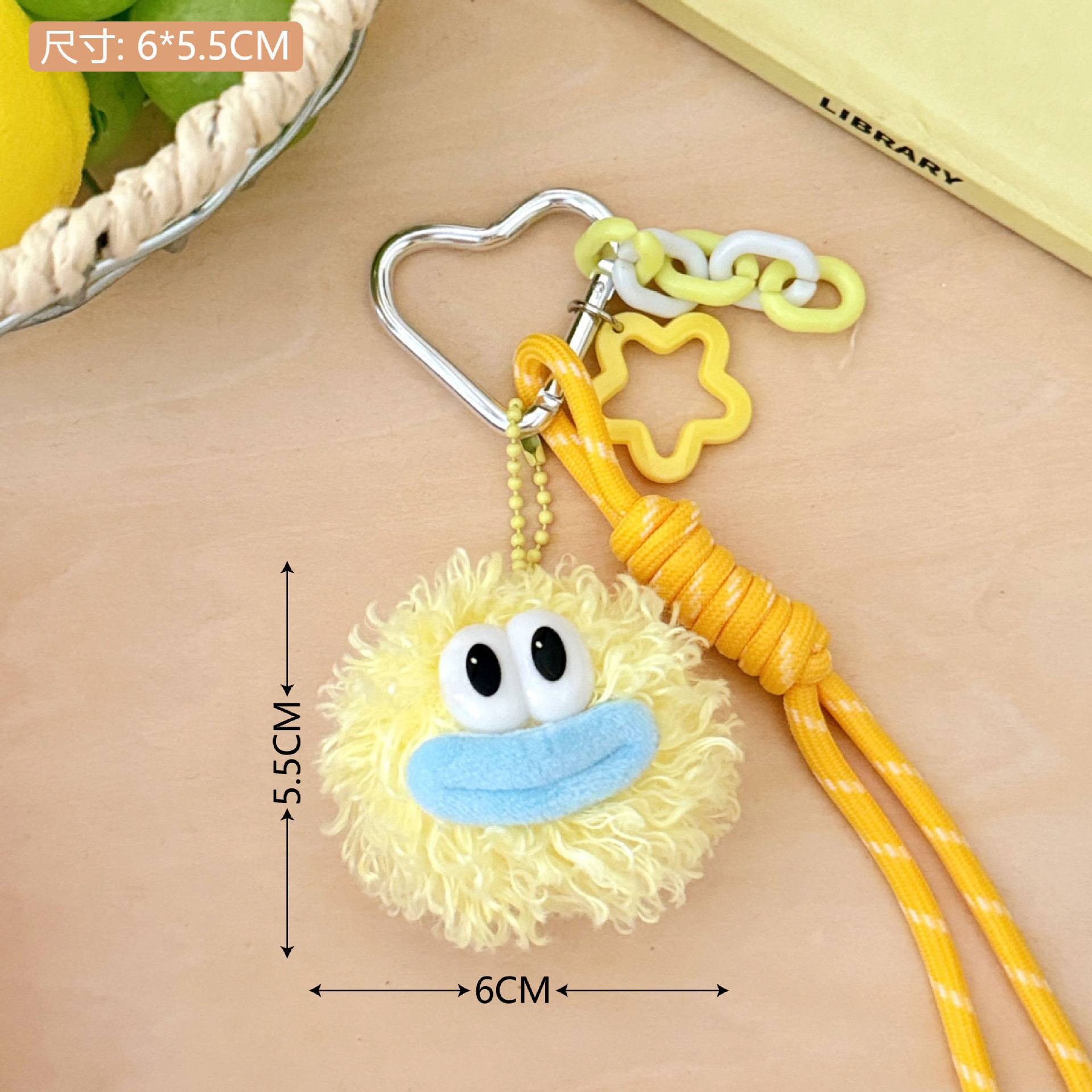 Creativo bolso de peluche muñeca colgante llavero de automóvil colgante universal chica corazón bolso de peluche colgante mayorista