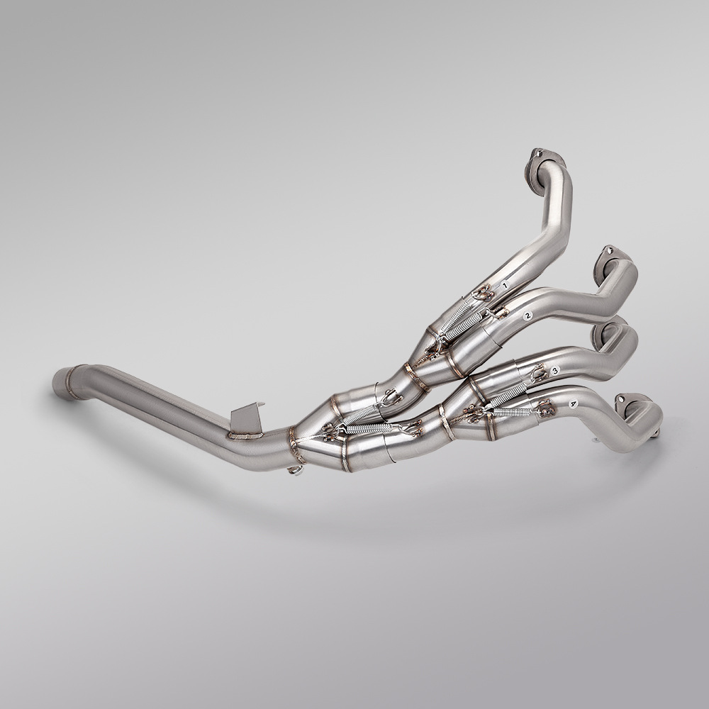 Motorcycle Exhaust Pipe Suitable for Gsxr1000 Stainless Steel Front Section to Connect to the Original Tail Section 17-24 Years
