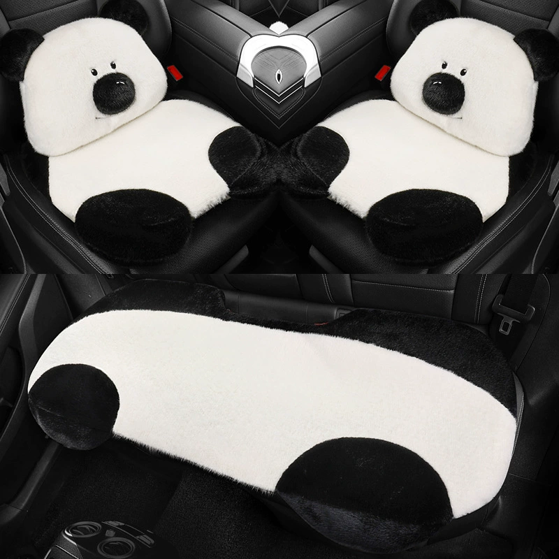 2024 новый старый коврик мультфильм большой белый медведь плюшевый зимний автомобильный коврик мульти