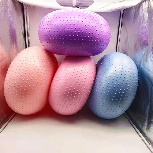 Wholesale Donut Yoga Ball, Massage Point Apple Ball, Pilates Ball Circle, PVC Thickened Hemispheric Sports Fitness Ball