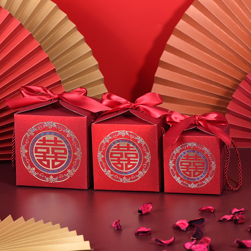糖盒结婚喜糖盒子巧克力糖袋复古中国风婚庆创意糖果包装礼盒