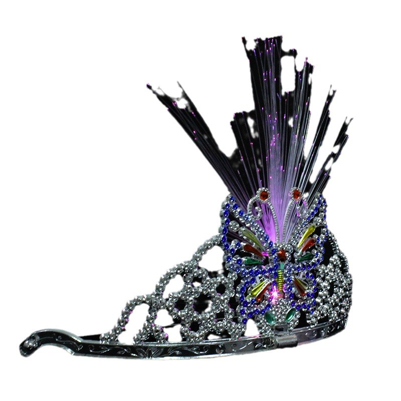 Juguete luminoso LED en forma de corona, accesorio divertido para fiestas infantiles, programas o eventos