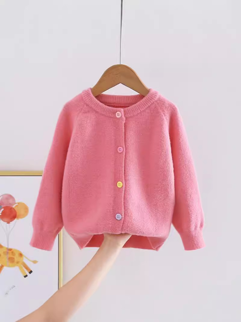 Velvet sweater, autumn cardigan, knitted jacket, Korean style, western style 5