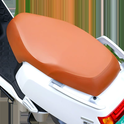 motorcycle four seasons universal waterproof – Electric car cushion - brown-four-sided-elastic-regular-large-size