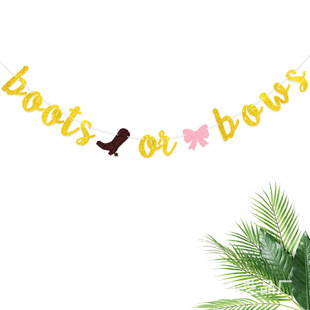 ��ɫboots or bows�W�������͹��鲼����baby shower�Ɍ��b���