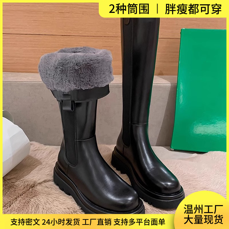 2026 New Model Women's Snow Boots Winter Thick-Soled Fleece-Lined Warm Cotton Boots High Boots Riding Boots 2026 New Model Women's Snow Boots Winter Thick-Soled Fleece-Lined Warm Cotton Boots High Boots Riding Boots