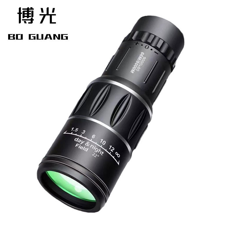 跨境批发16X52望远镜单筒高倍高清微光夜视手机拍照录像望远镜