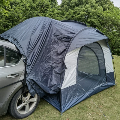 Yiye Outdoor SUV Car Tent Portable Self-driving Camping Tunnel Side Car Sun Protection Silver Tent
