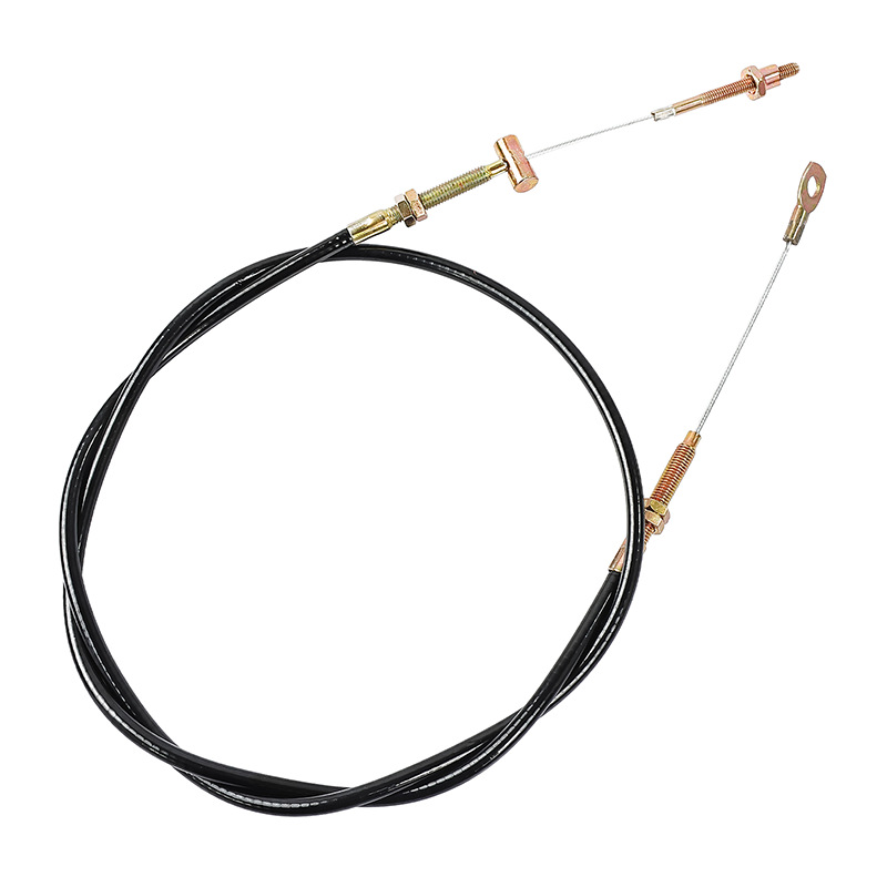 cable de freno de mano grueso para triciclo cable de tracción de freno de mano de estacionamiento eléctrico de cuatro ruedas con accesorios de cable de freno de piel